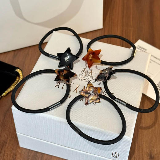 原单亚历山大星星发圈五支盒装082707 商品图7