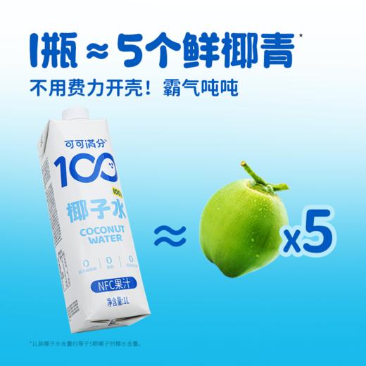 可可满分 椰子水 1L 3瓶装/6瓶装 商品图4