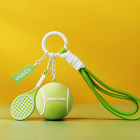 中国国家队网球钥匙扣