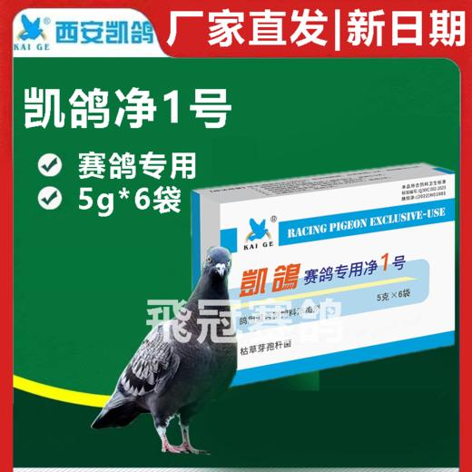 凯鸽净虫1号球虫净1号粉剂赛鸽信鸽子保健日常 商品图0