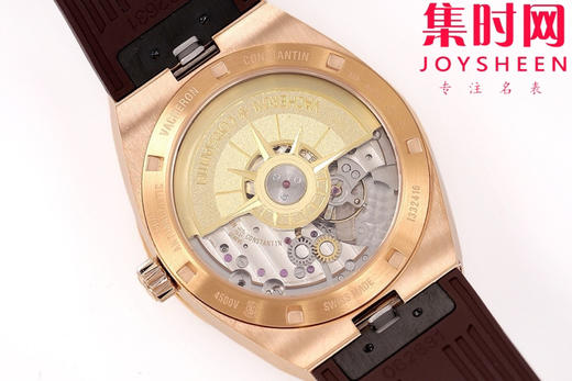 钢表王强势来袭 VC江诗丹顿Overseas PPF纵横四海4500V系列 (表界三大钢王之一) 纵横四海“玫瑰金版”男士腕表 商品图6