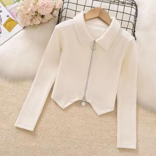 120【孤品捡漏】G146女童米色翻领小外套-喜出 商品图2