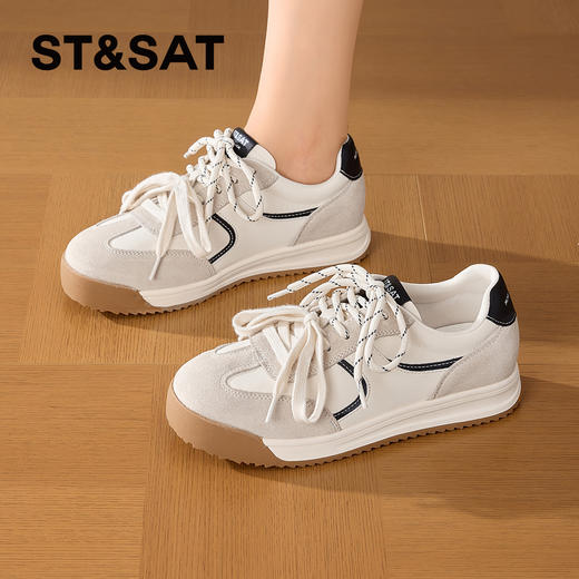 星期六复古学院风休闲运动阿甘鞋SSD3112CAR 商品图9