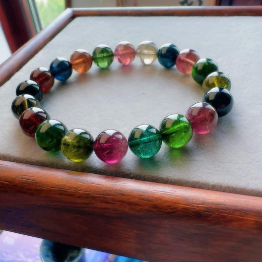 10mm单圈彩虹碧玺手串 商品图5