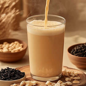 【全国包邮】花毡姑娘新疆茶乳（225g*1盒混合口味，内含9袋）