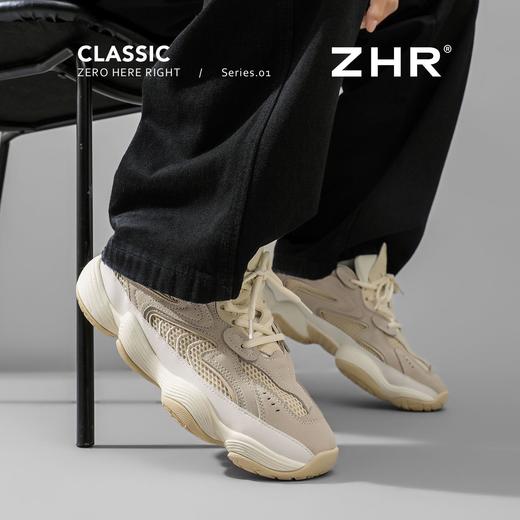 ZHR云朵厚底老爹鞋2025秋季新款男女同款百搭休闲透气网面运动鞋 商品图7