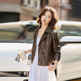 HR GSTX8097休闲风皮衣外套