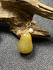 【FC0122】18K镶嵌翡翠冰黄福瓜小提溜  冰润光泽  饱满细腻  福气满满 商品缩略图1