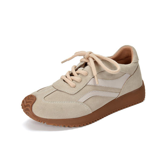 TN T6801-06复古软底德训鞋休闲单鞋真皮系带舒适鞋 商品图3