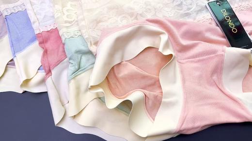 迪兰多莫代尔蕾丝中高腰内裤柔软舒适透气1295099 商品图2