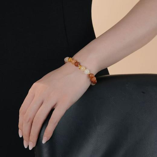 【如意】转运珠金丝玉手串 商品图2