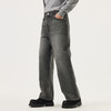 gxg.jeans男装 深灰色复古水洗宽松直筒牛仔长裤男裤 25年秋热卖 商品缩略图1