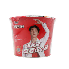 康师傅方便面 红烧牛肉桶面*12(6920734700776)