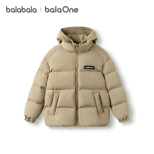 巴拉巴拉balaOne儿童羽绒服女户外防风男童保暖冬2025新款假两件 商品图4