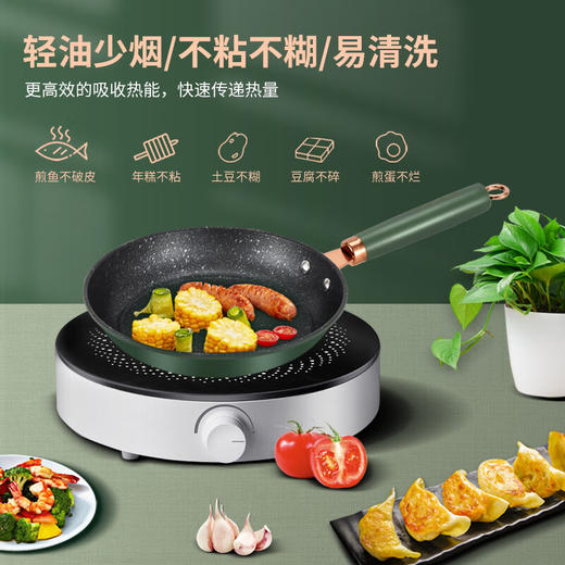 诺石北欧轻奢两件套 22cm微压锅+24cm煎锅 NS-T2402 商品图1