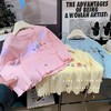 专一女童打底衫柔软洋气开衫女宝卡通彩扣长袖外套韩版洋气宝宝童装80-160 商品缩略图0