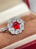 0.65ct刻面红宝石戒指 商品缩略图3