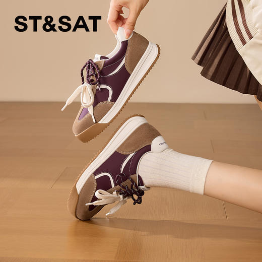 星期六复古学院风休闲运动阿甘鞋SSD3112CAR 商品图6