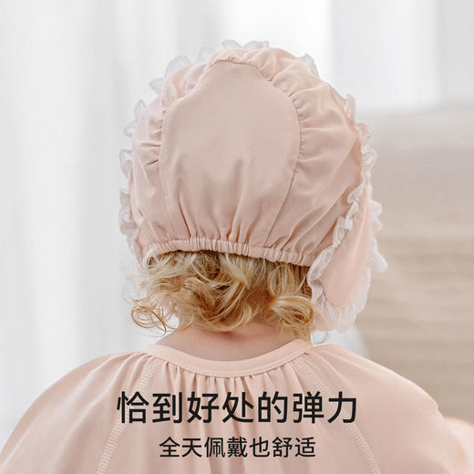 【婴童服配】嫚熙新生婴儿无骨绑带胎帽牛油果丝柔棉初生宝宝幼儿帽子 商品图3