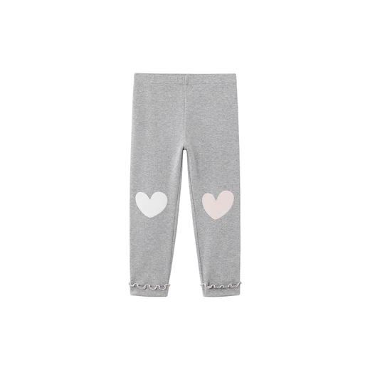 英氏儿童百搭打底裤2025秋季新款女宝宝弹力外穿休闲裤女童裤子 商品图4