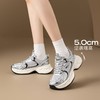 【增高5cm】ZHR厚底银色老爹鞋2025小个子运动鞋网面透气休闲女鞋 商品缩略图2