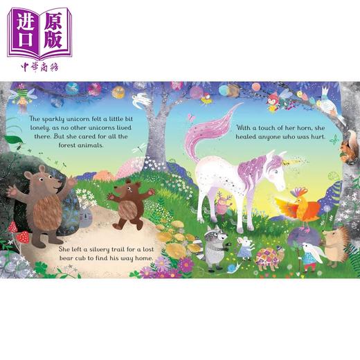 预售 【中商原版】闪闪触摸书 独角兽 Sparkly Touchy-Feely Unicorn 英文原版 儿童纸板书绘本 感觉知觉学习 图画故事 进口童书 商品图2