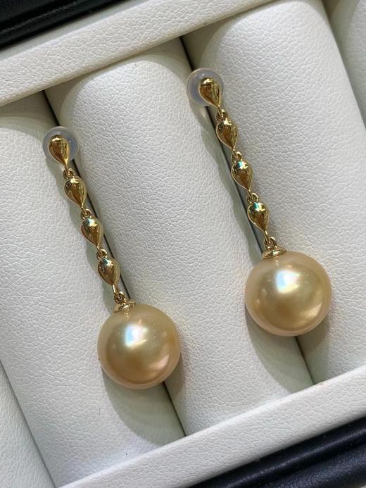 11-12mm金珠耳坠 商品图0