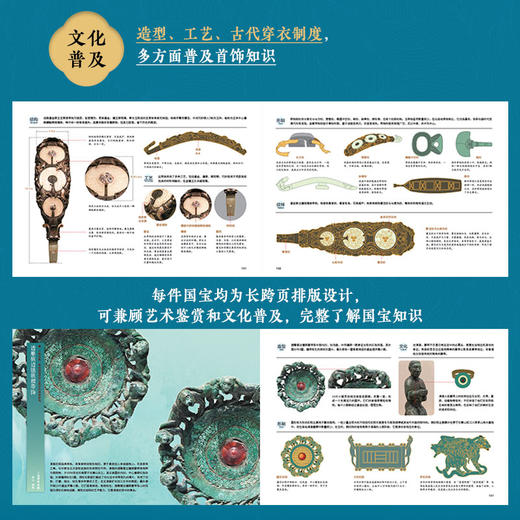*饰之美 国宝里的中式美学 中国传统*饰精粹国宝*饰全书孝端凤冠簪钗耳饰佩饰中华传统文化普及博物馆国宝 商品图2