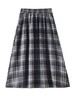 【孤品捡漏】G113灰色格子伞裙半身裙-喜出 商品缩略图2