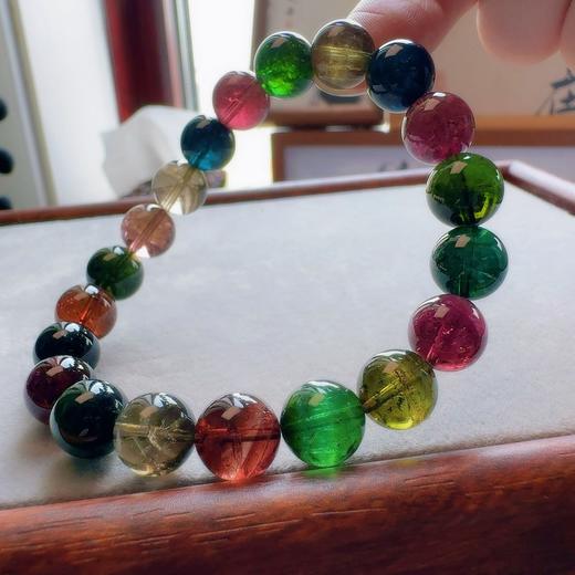 10mm单圈彩虹碧玺手串 商品图7