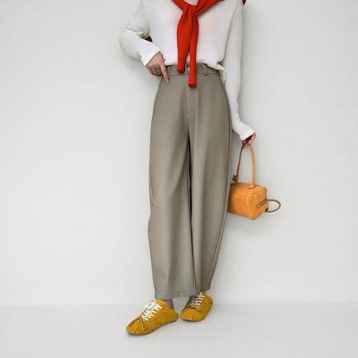 弯刀九分拉链西装裤 商品图1