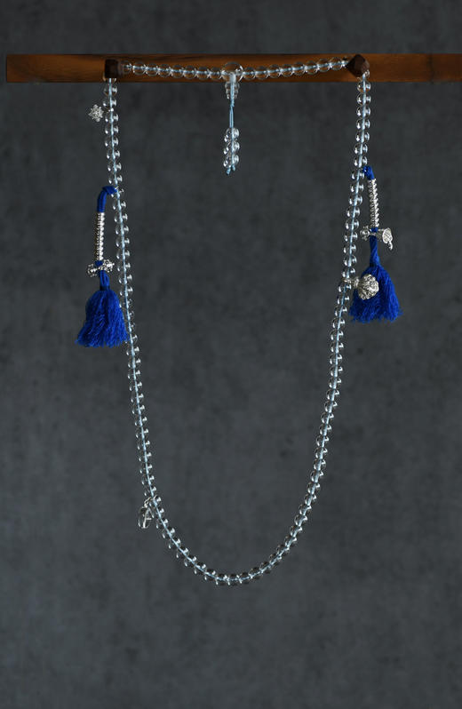 喜马拉雅白水晶念珠（蓝） 商品图2