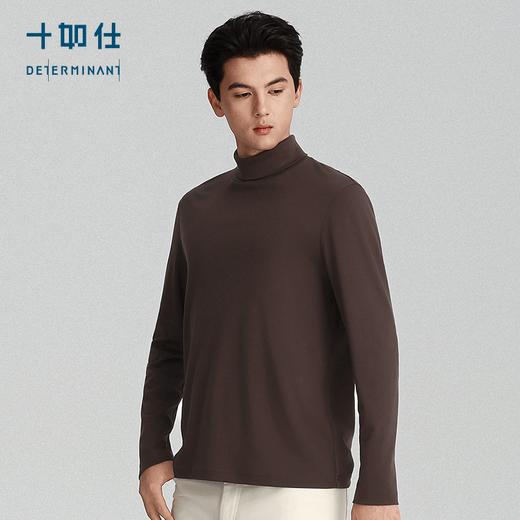 【人气爆款】秋冬新品针织高领羊毛保暖长袖T恤-T04-04 商品图9