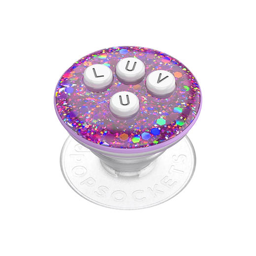 【POPGRIP泡泡骚】手机粘贴式支架 Glitter闪粉亮片系列 闪耀宣言·粉 商品图0