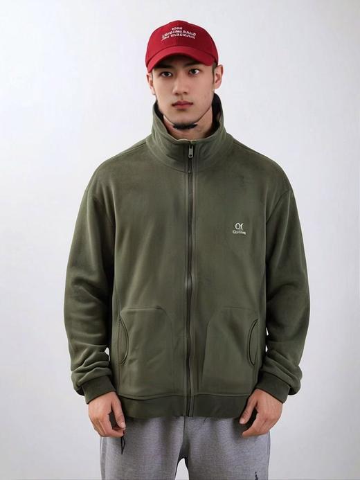 【孤品捡漏】（样衣清仓）G128细腻抓绒男款外套-喜出 商品图0