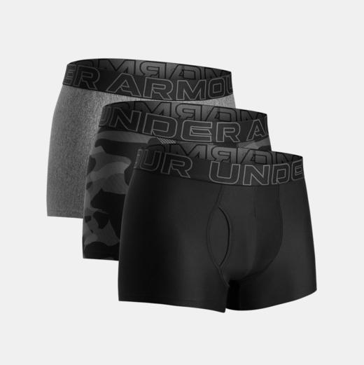安德玛男子UA Tech 3英寸印花Boxerjock内裤—3条装1387419-001 商品图2