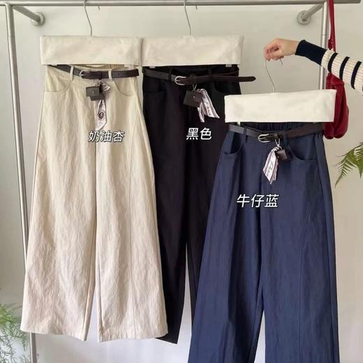 初秋上新！！不挑人谁穿谁瘦！charge直筒腰包拖地裤 商品图0