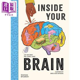 【中商原版】大脑深处 揭示大脑运作的十大发现 Inside Your Brain 英文原版 儿童知识绘本 少儿科普百科图画书 进口童书 精装