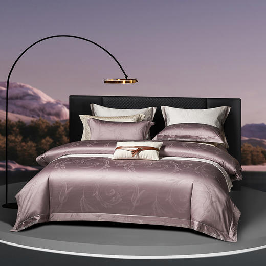 100S长绒棉染色提花四件套-芙卡洛斯 商品图1