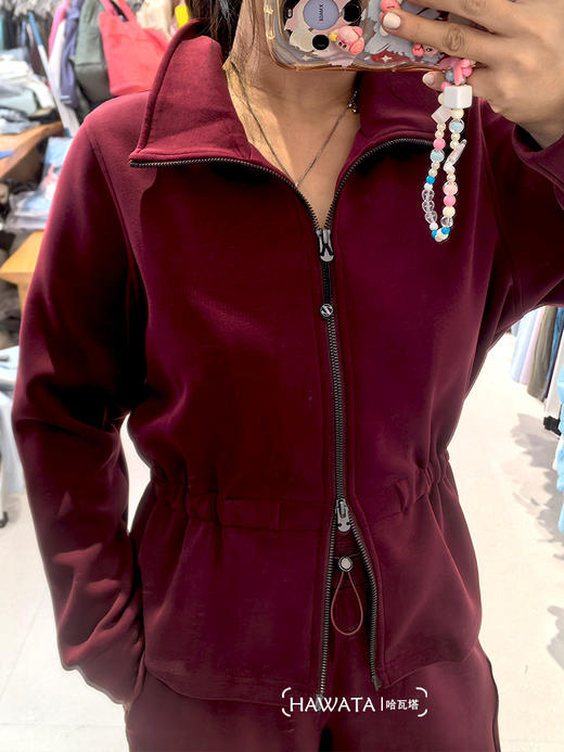 哈瓦塔两穿砂洗高腰显高显瘦休闲套装 H350153 商品图9