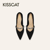 【云粉节】BF楼KISSCAT接吻猫[灿若星河]25新法式尖头单鞋婚鞋黑色高跟鞋女细跟KA65580-10吊牌价1499活动价899 商品缩略图3
