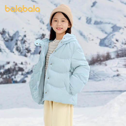 巴拉巴拉童装儿童羽绒服女童冬季连帽外套潮上衣时尚舒适户外保暖 商品图2