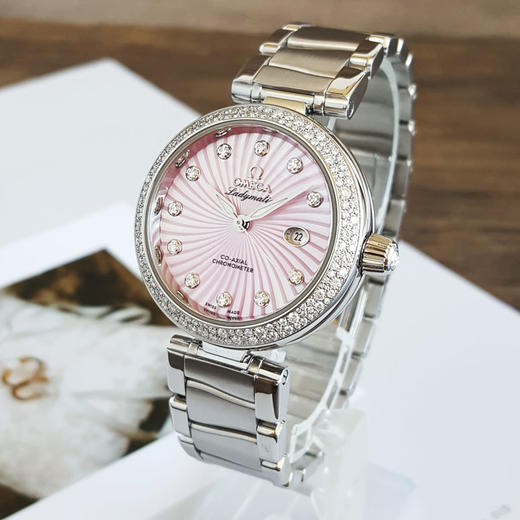 【95新】OMEGA 欧米茄碟飞系列425.35.34.20.57.001天文台认证同轴自动机械机芯34MM（女款）日期显示 200825TH12 商品图2