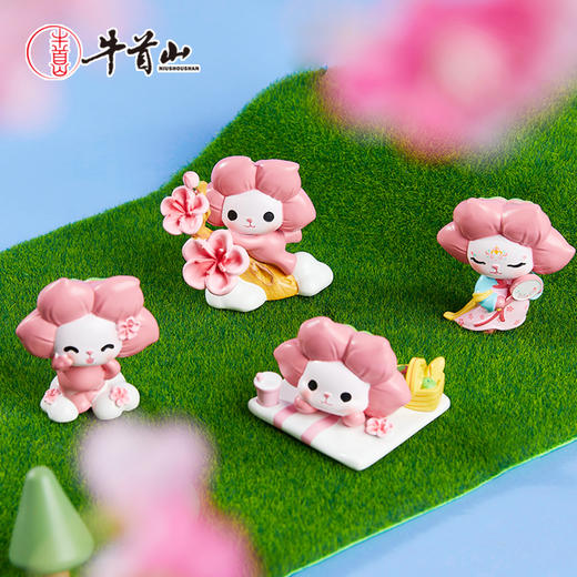 牛首山文创桃小满系列盲盒出游主题限量款手办盲盒玩具七夕礼物摆件 商品图4