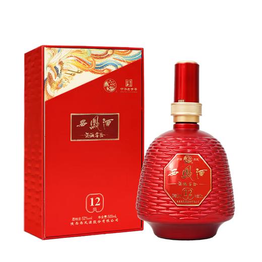 【单瓶126.3】西凤酒 酒海窖龄12年 凤香型白酒 婚宴送礼 52度 500mL* 6瓶整箱 商品图1