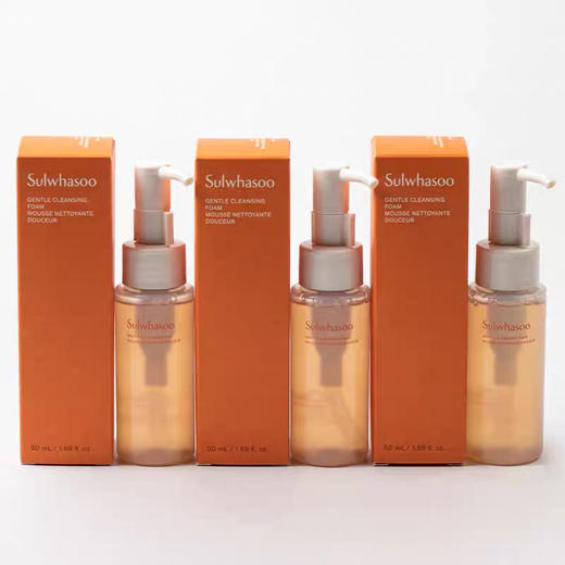 雪花秀顺行柔和洁颜泡沫50ml小样 温和氨基酸泡沫洗面奶 商品图0