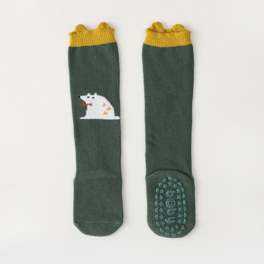 【A类宝宝点胶过膝袜！脚底防滑】秋季儿童袜子婴幼儿中筒卡通动物长筒袜男童女童室内防滑学步棉袜。ra 商品图8