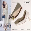 ZHR则则精致高跟鞋细跟通勤鞋高级尖头浅口单鞋性感气质女鞋耐磨 商品缩略图1
