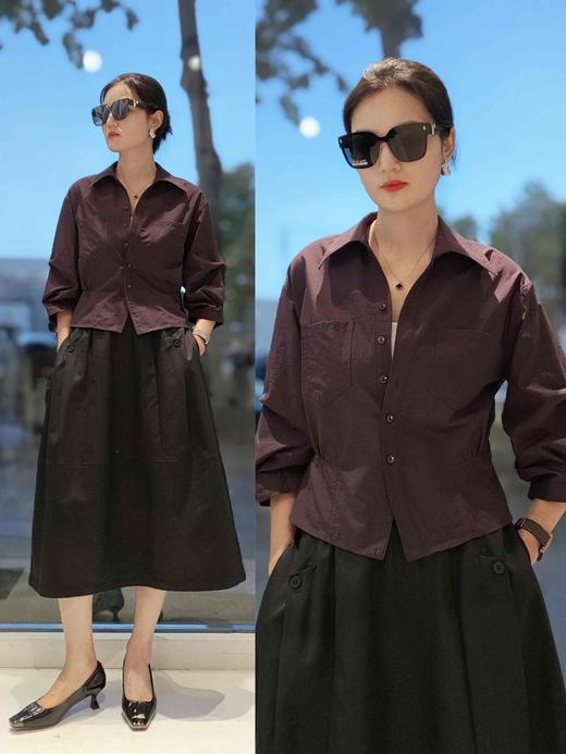 548173时尚短款小衫 商品图1