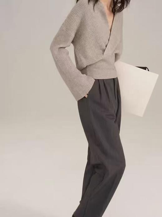 【孤品捡漏】G116复古交叉别致V领针织衫-喜出 商品图2